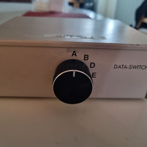 4 veis DB-25 manuell data switch