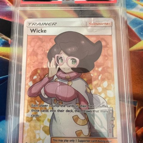 Pokemon Wicke 147/147 Burning Shadows PSA 8