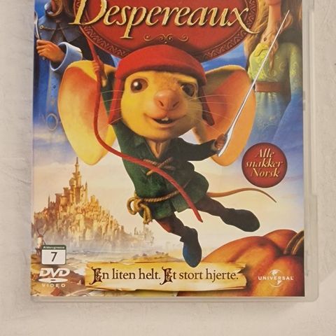 Historien Om Despereaux (2008) DVD Film