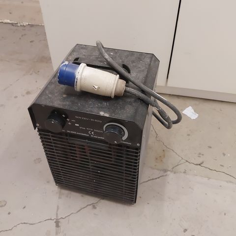 Brukt byggtørker 5000w 230 volt