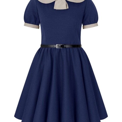 Kjole i retro stil,1950-talls kjole, swing kjole, vintage kjole