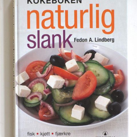 Kokeboken "Naturlig Slank". Signert.