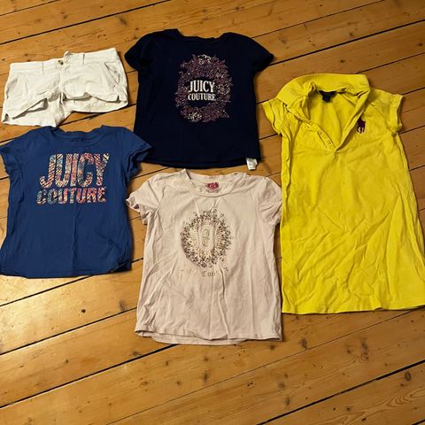 Merkepakke sommerjente ca 140xm Juicy, Polo, Abercrombie