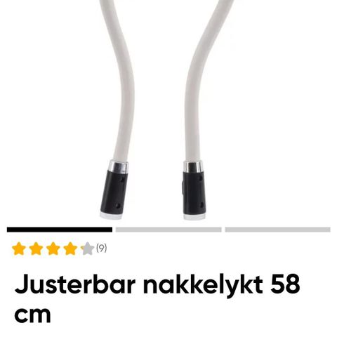 Nakkelykt justerbar