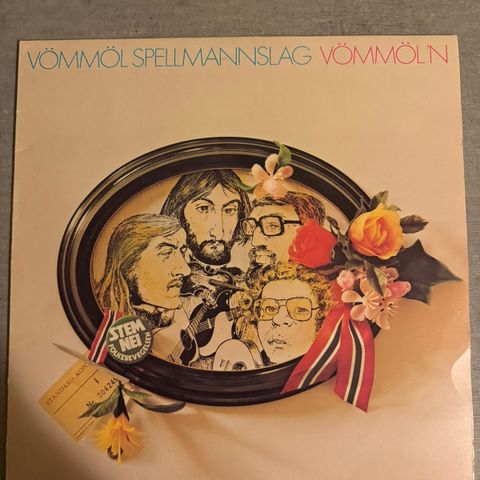Vømmøl Spelmannslag  “Vømmøl’n”, LP fra 1974.