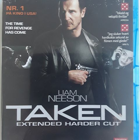 Taken Extended Harder Cut Blu-ray med norsk tekst Sender gjerne