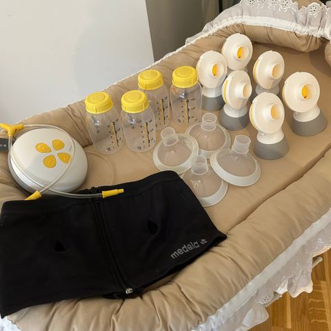 Medela swing maxi med masse utstyr!