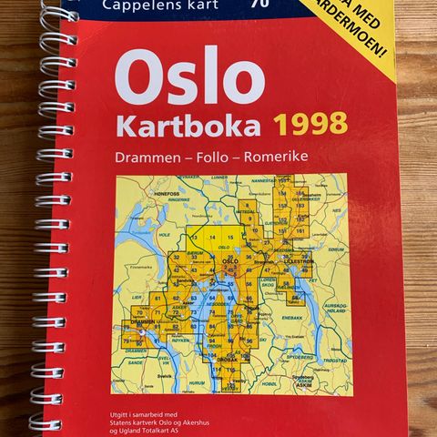 Oslo kartkartbok 1998
