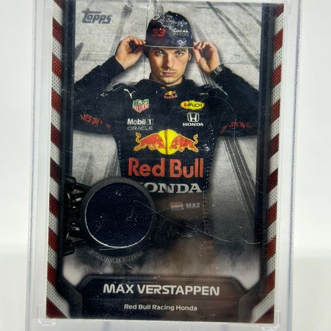 2021 Topps formula 1 Max Verstappen 026/199
