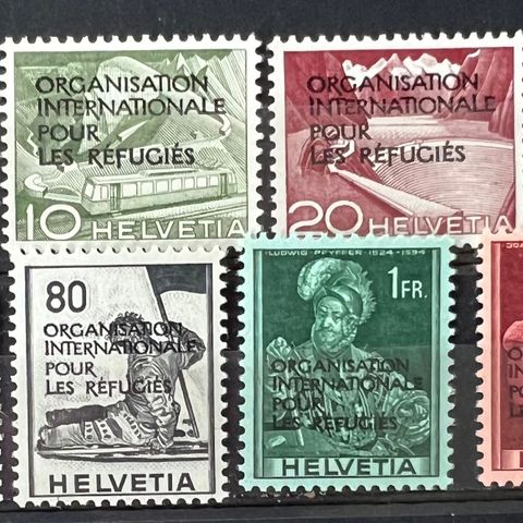 Sveits tjenestemerker 1950 postfrisk