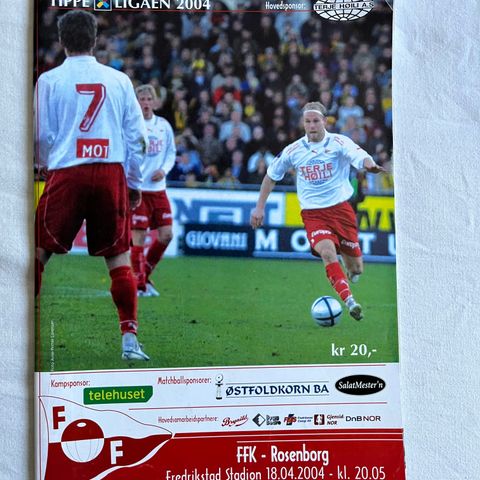 Program  Fredrikstad - Rosenborg 2004