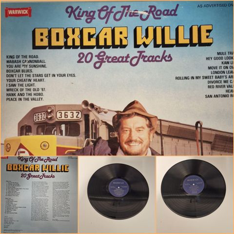 KING OF THE ROAD "BOXCAR WILLIE" 20 GREATEST HITS (1980)