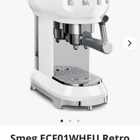 SMEG espressomaskin, som Ny