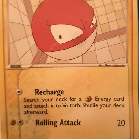 Pokemon kort Voltorb - Rollig Attack 20