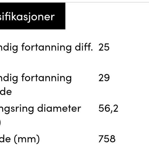 Venstre foran aksel/aksling