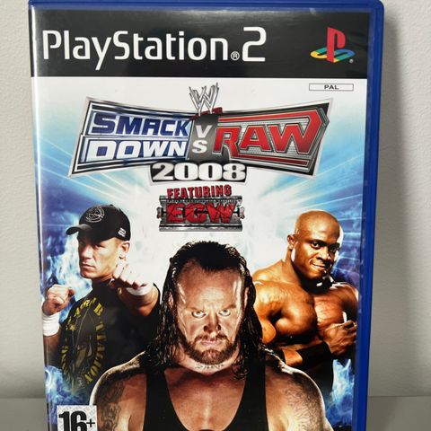 PlayStation 2 spill: WWE SmackDown vs Raw 2008