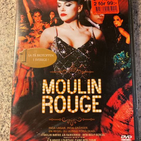 Moulin Rouge. Ny i plast. Norsk tekst.