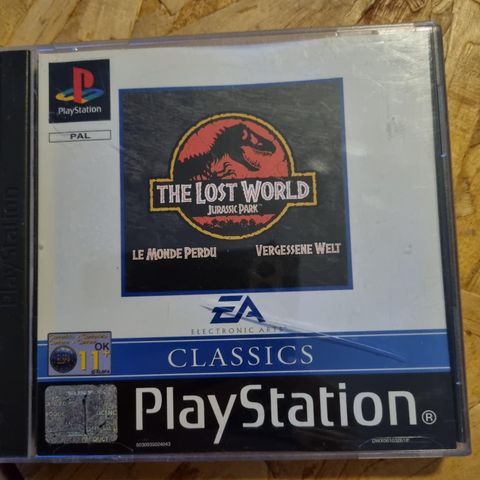 PS1 The Lost World Jurassic Park