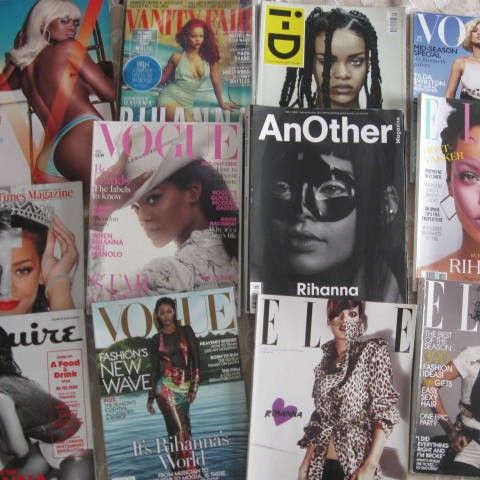 RIHANNA - Unik samling Magasiner - 12 stk. Se alle bilder!