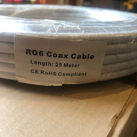 Coax RG6 kabel.