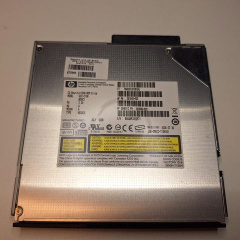 DVD ROM fra HP Proliant G5