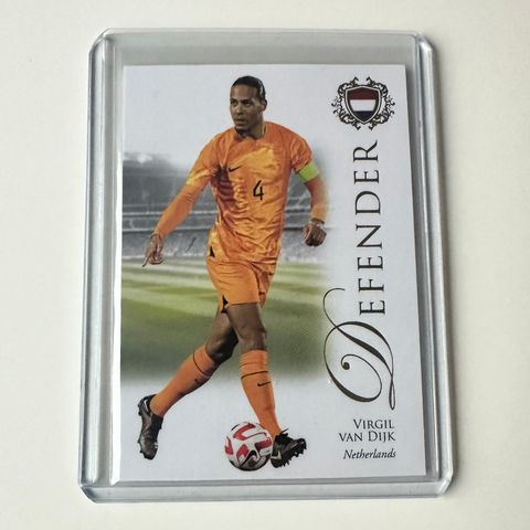 2023-24 Futera Unique Virgil Van Dijk Base #030 Nederland Liverpool