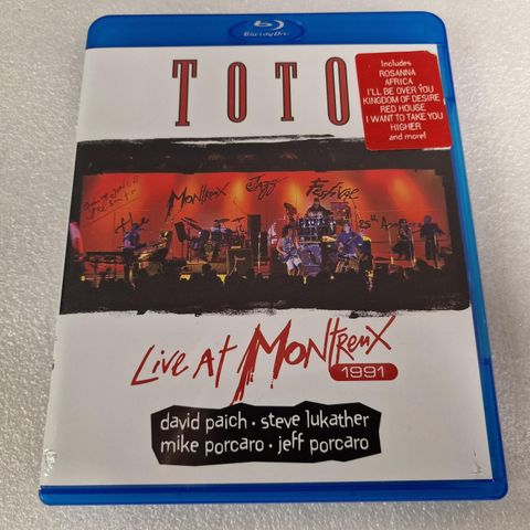 TOTO Live At Montreux Blu-ray