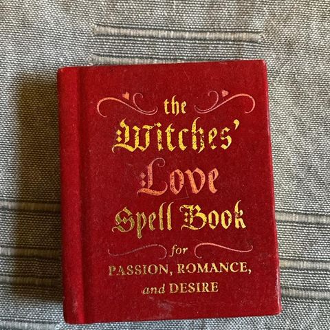 The witches love spell book for passion, romance and desire