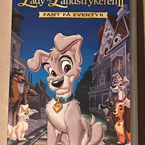 Disney’s klassiker Lady og Landstrykeren ll- Fant på nye eventyr VHS