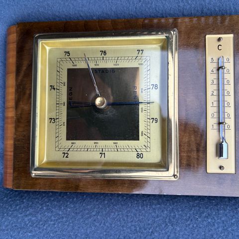 barometer med gradestokken- retro