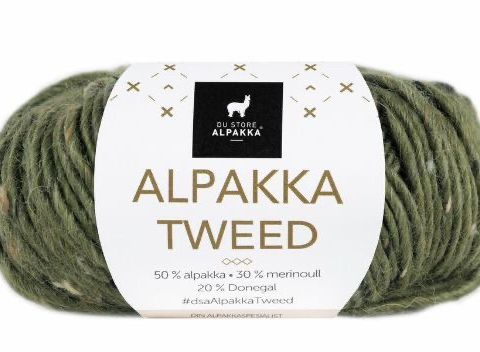 Alpakka tweed garn