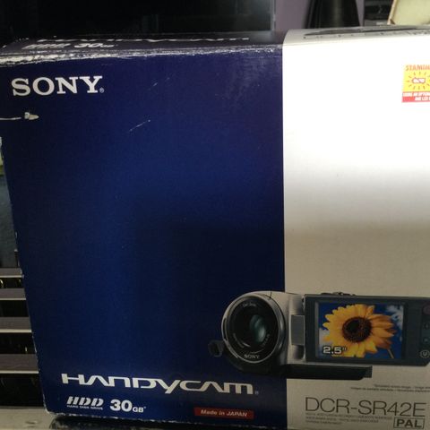 Sony Handycam DCR SR 42E filmkamera