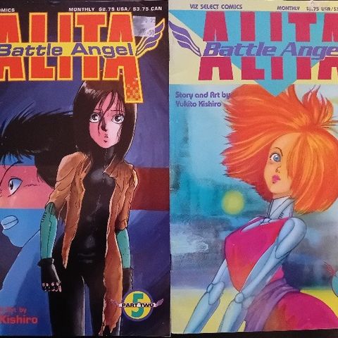 BATTLE ANGEL ALITA #5 og #8