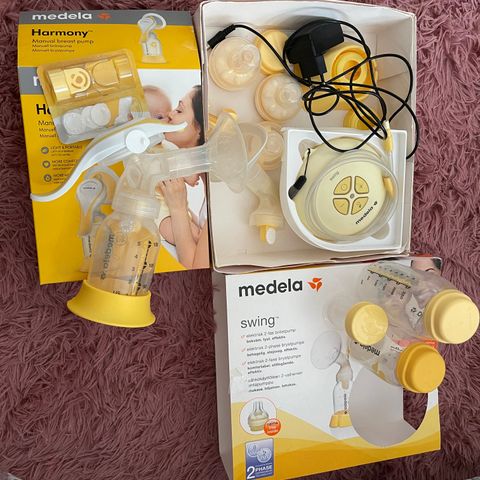 Madela electric and manual breast pump