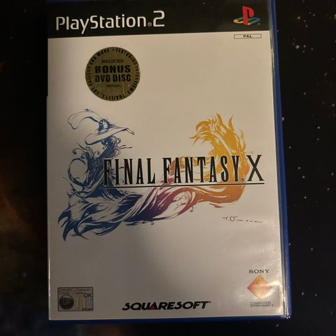 Final Fantasy X til PlayStation 2 selges!!