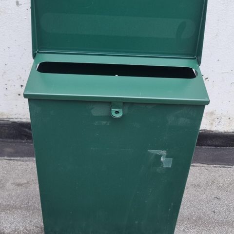 Grønn postkasse stål, Florvåg