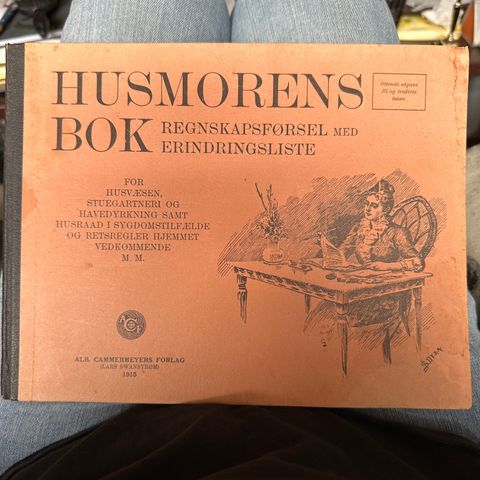 Husmorens bok 1915 regnskapsførsel mm