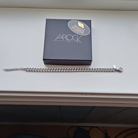 Arock julius bracelet  Shiny steel  max 23 cm