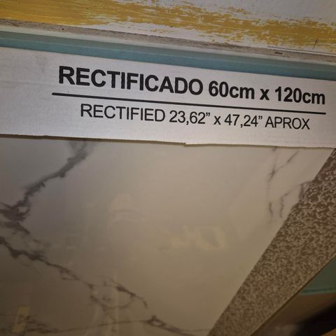 RECTIFICADO 60x120 cm