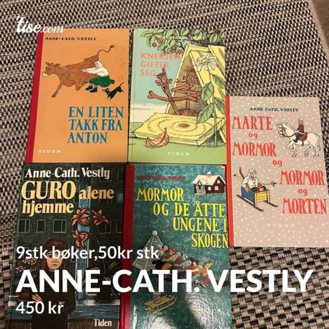 Anne-cath vestly bøker (eldre bøker)