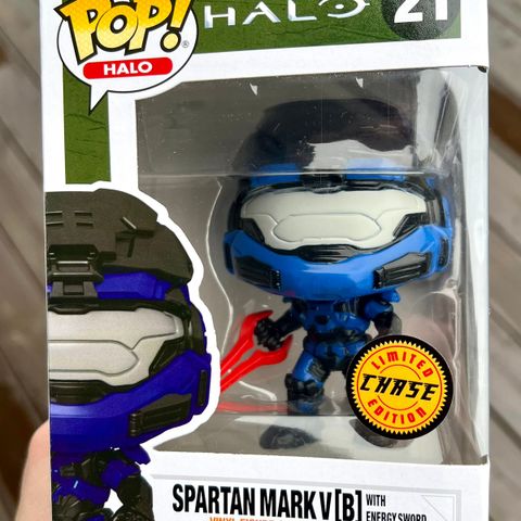 Funko Pop! Spartan Mark V [B] Chase w/ Red Energy Sword [not mint] | Halo (21)