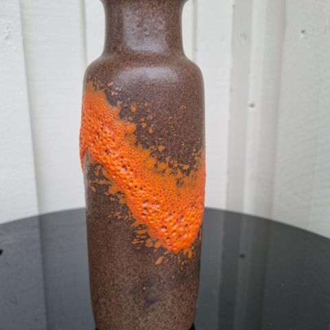 Retro West German keramikk vase, fra Scheurich fabrikken ca. 1960-70 tallet