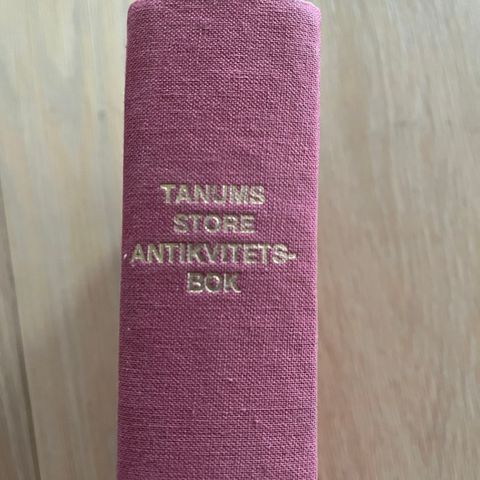 Tanums store antikvitetsbok