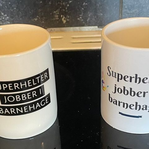 Kopp «Superhelter jobber i barnehage»