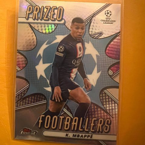 Kylian Mbappe Prized footballers fotballkort