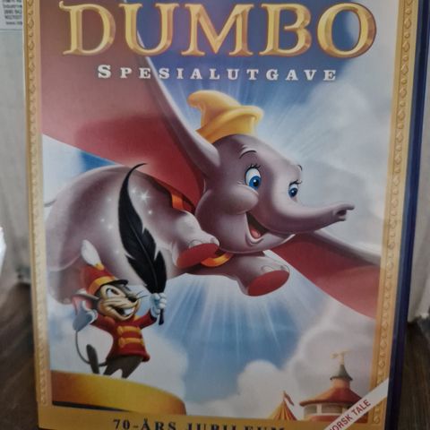 Kr 10 DVD Dumbo 1941 WALT Disney