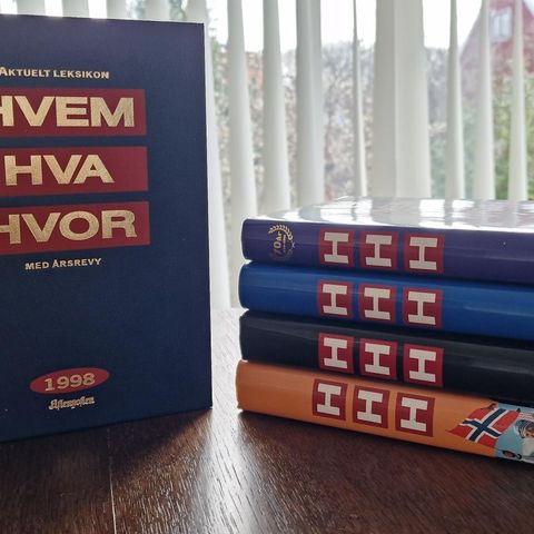 Hvem Hva Hvor (1998, 2003, 2004, 2005, 2006) Aftenposten