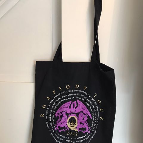 Queen totebag fra Rhapsody Tour 2022