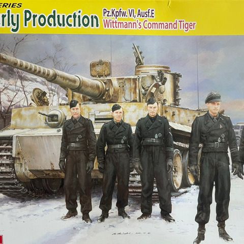 1/35 Tiger I (Wittmann med mannskap, Ukraina) ( Dragon)