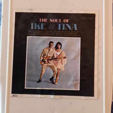 Ike and Tina Turner 8 spors kassetter/ god stand / sjelden